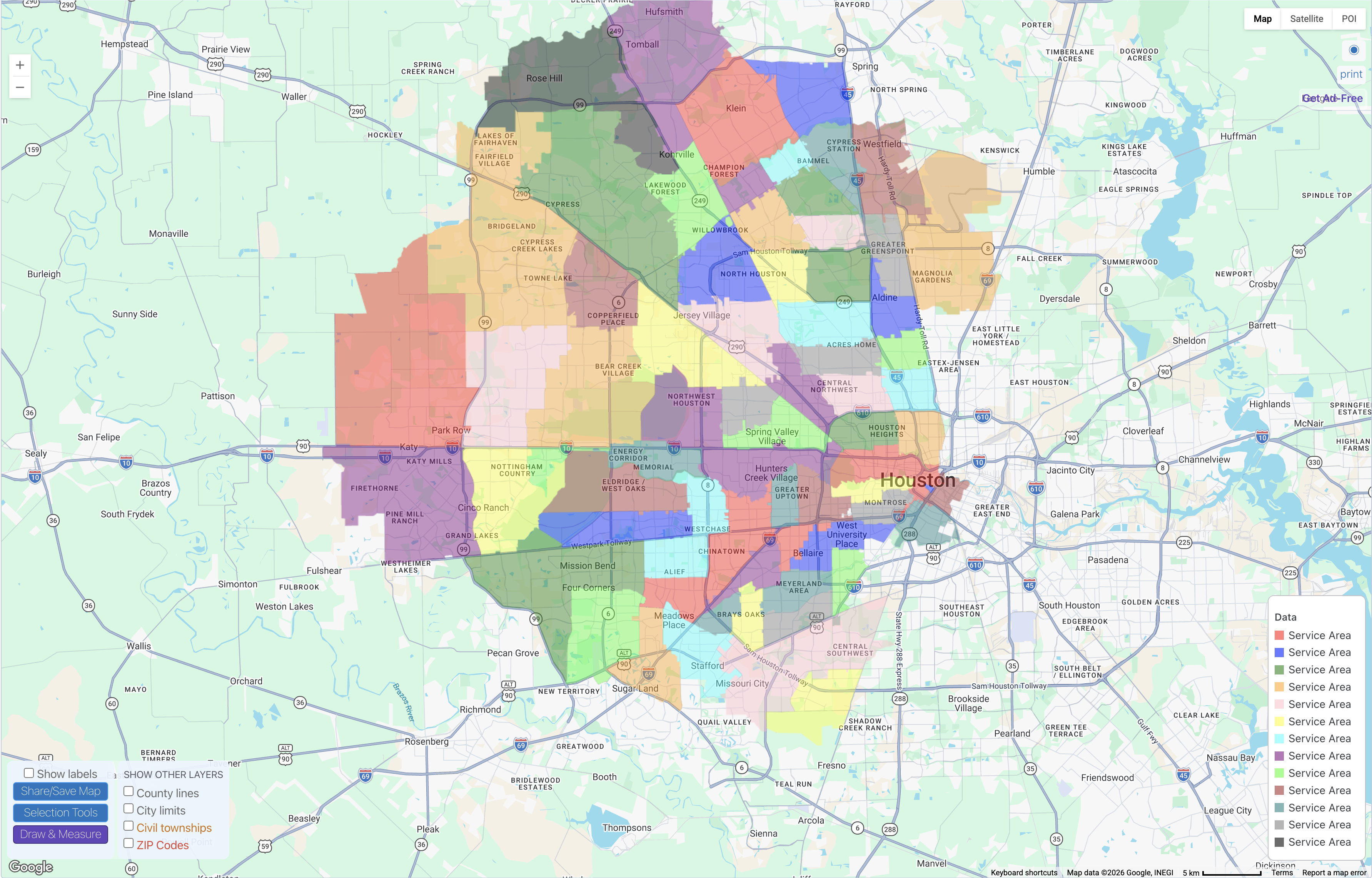 Xpert Appliance Repair Service Areas in Houston